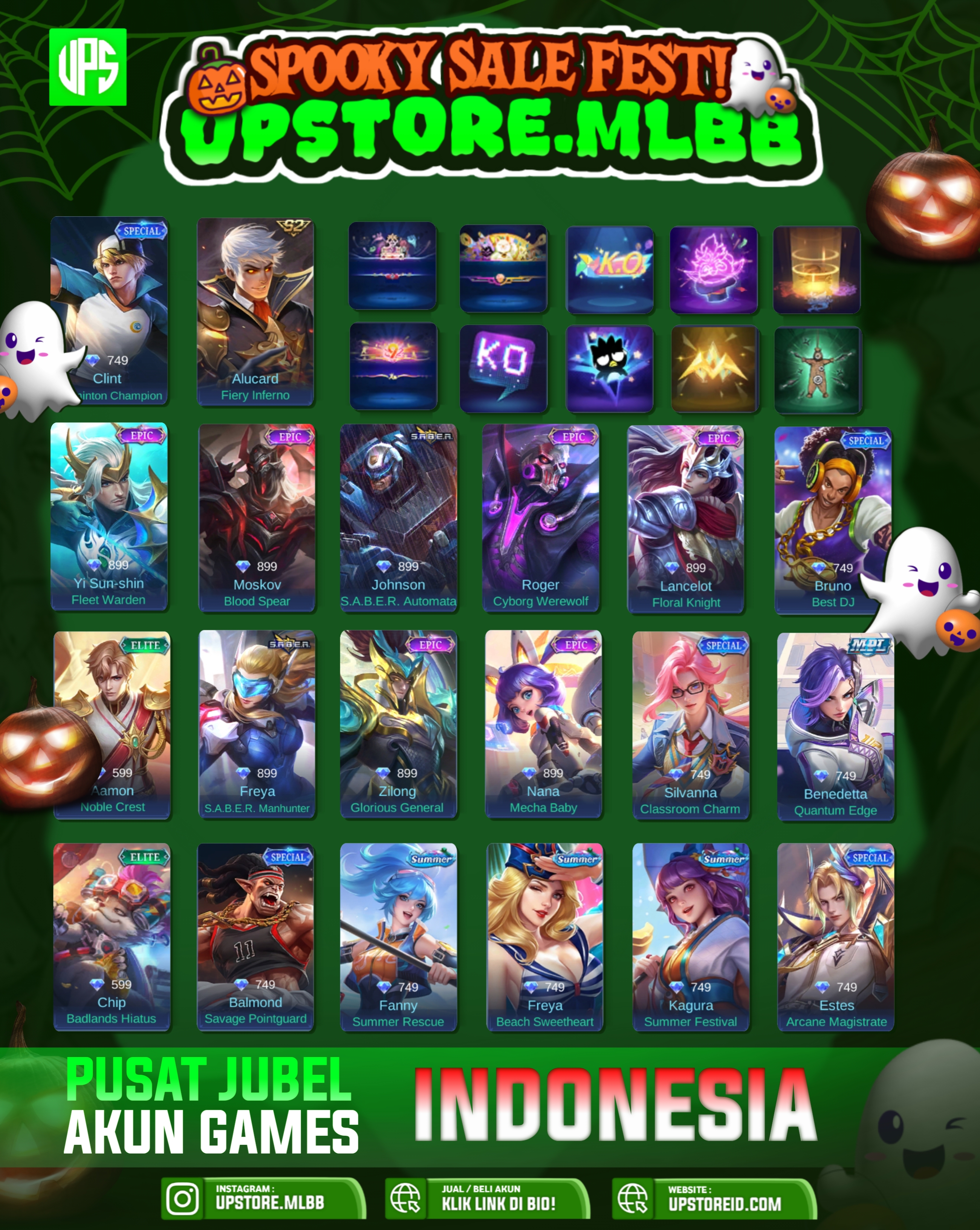 M038 - HERO 64 | SKIN 66, MOBILE LEGENDS - Product Image