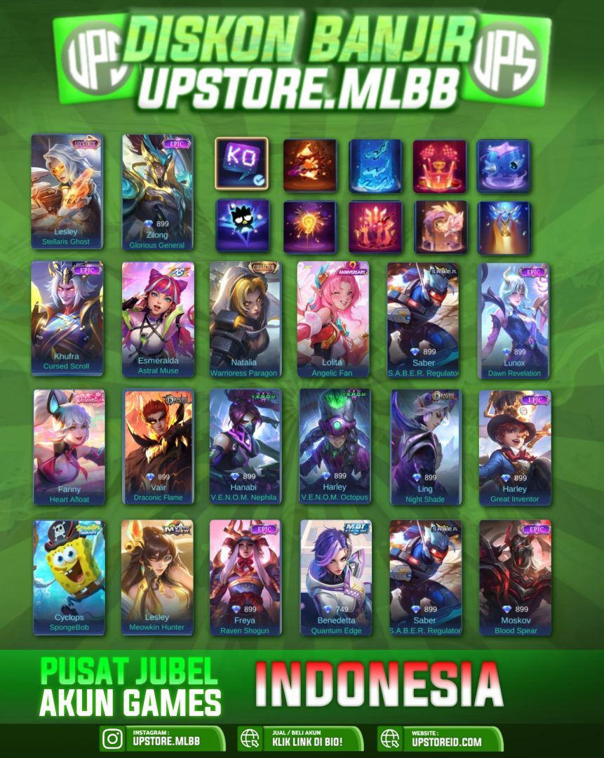 M566 - HERO 123  | SKIN 208, MOBILE LEGENDS - Product Image