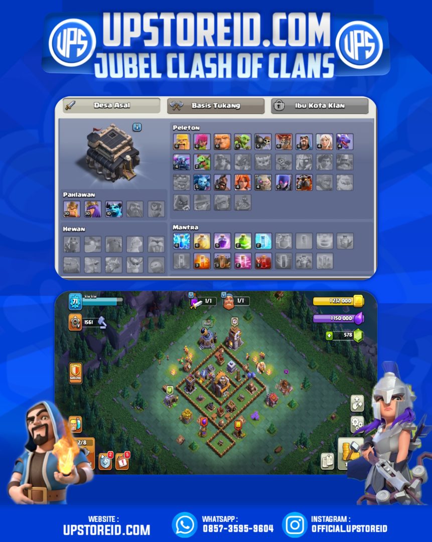 C004 - TH 9 | LV 71, CLASH OF CLANS - Spec Image