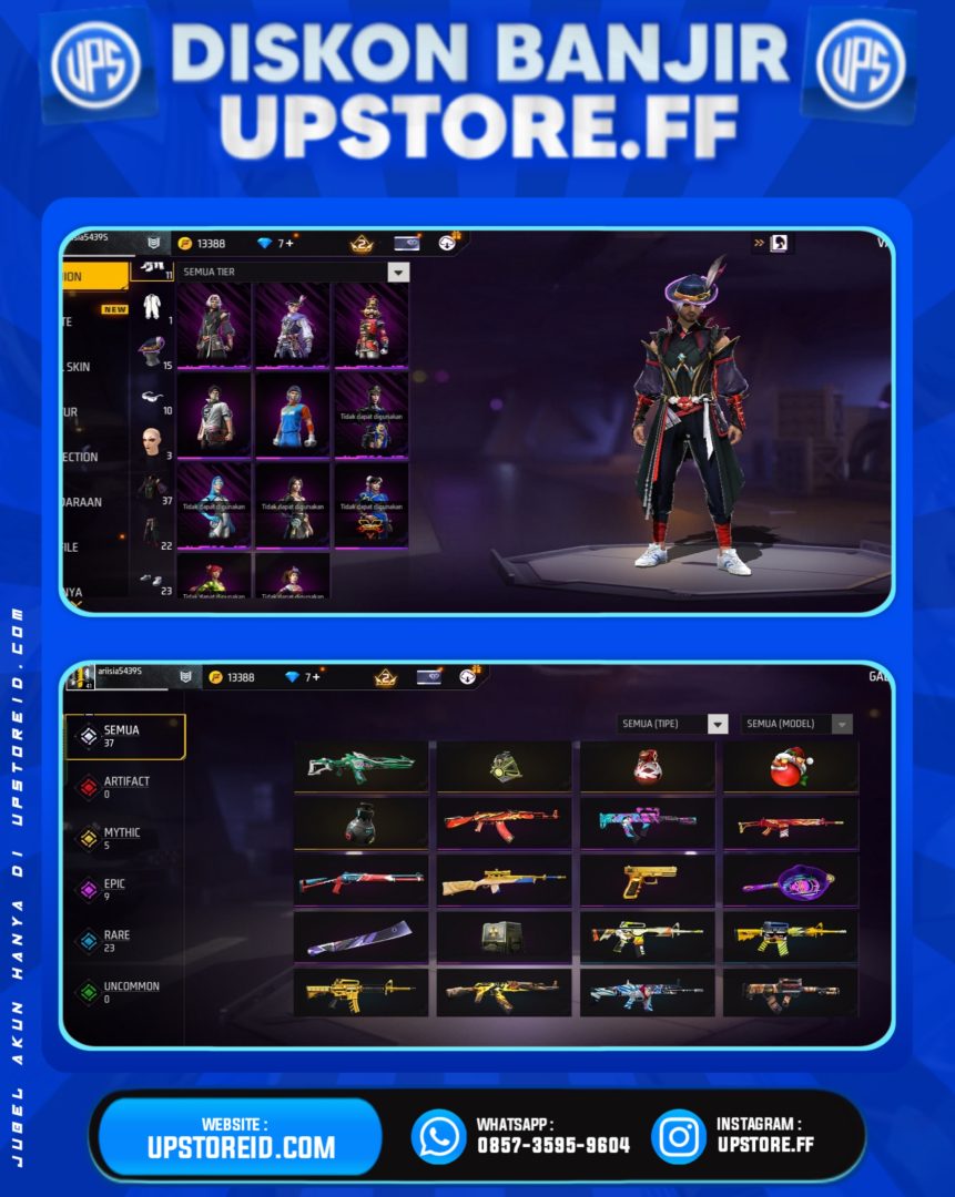 F507 - VAULT 30++ | WEAPON 37, FREE FIRE - Product Image