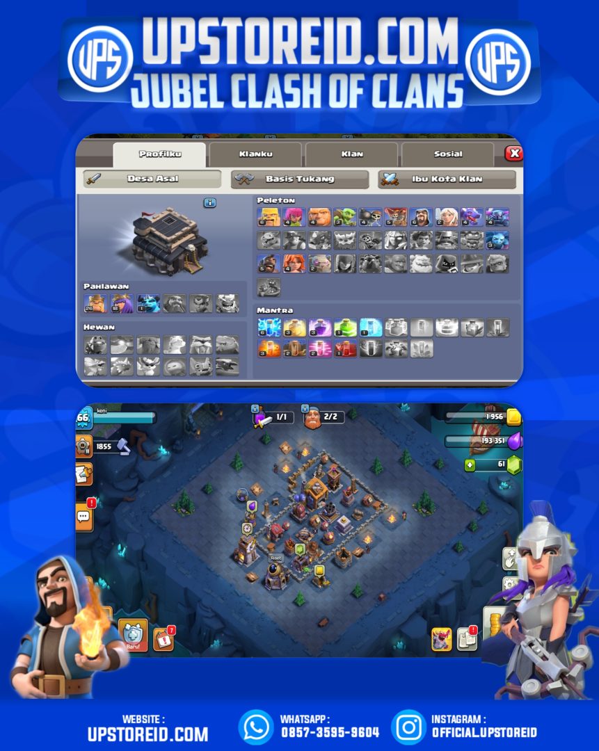 C010 - TH 9 | LV 66, CLASH OF CLANS - Product Image