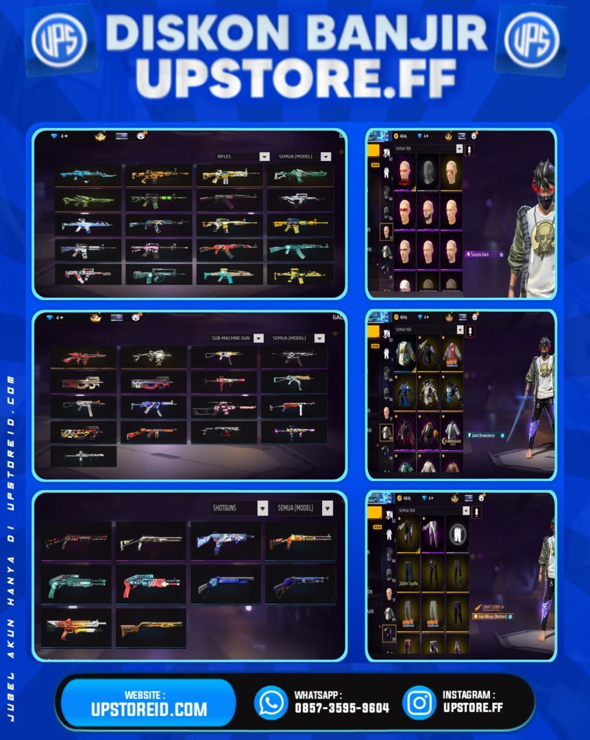 F833 - VAULT 100, WEAPON 112, SPEKPELAJAR | FREE FIRE - Spec Image