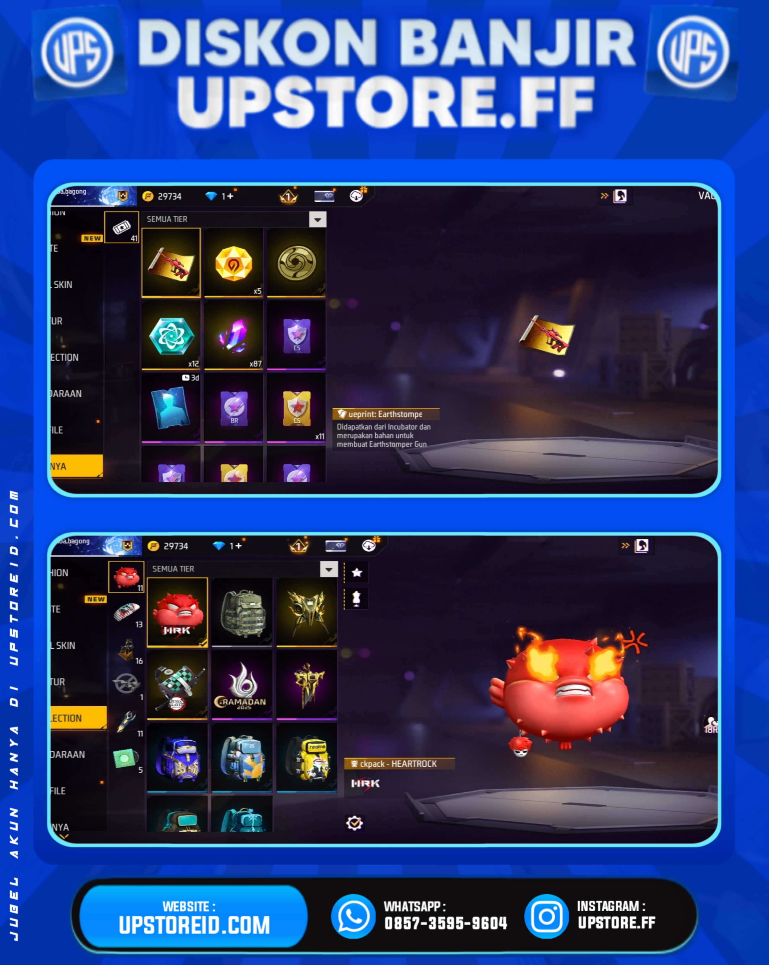F831 - VAULT 30+ | WEAPON 33, FREE FIRE - Spec Image 3