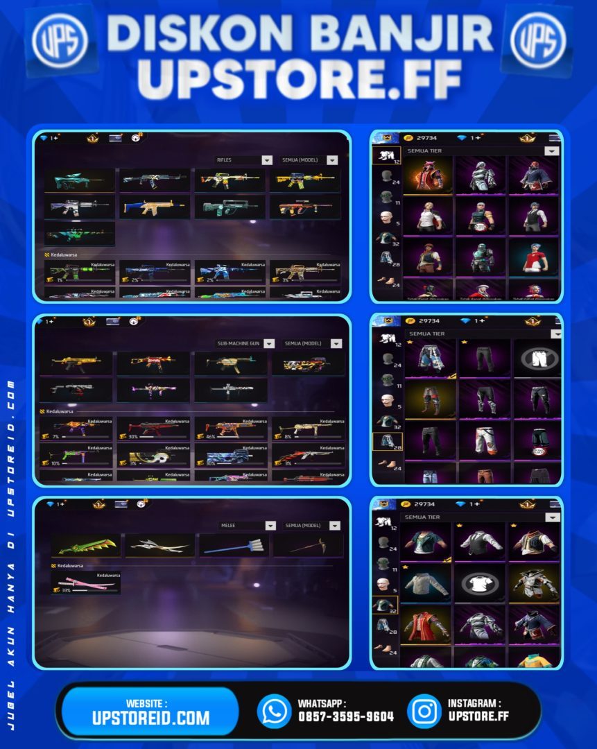 F831 - VAULT 30+ | WEAPON 33, FREE FIRE - Spec Image