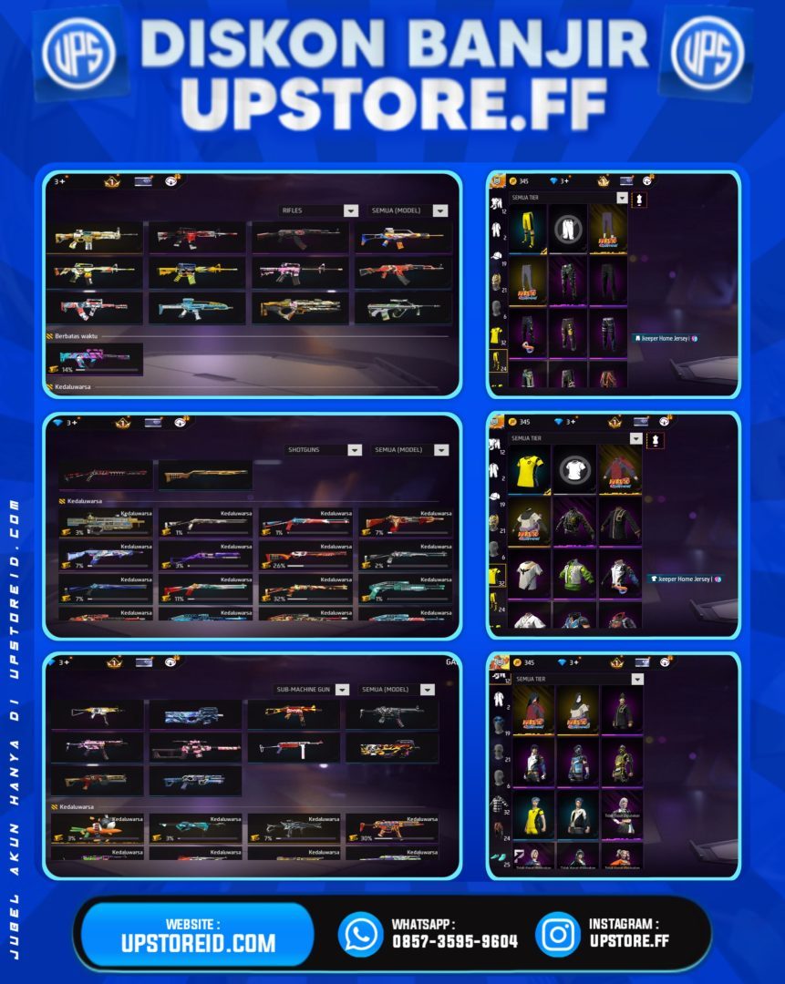 F866 - VAULT 30+, WEAPON 45 | FREE FIRE - Spec Image