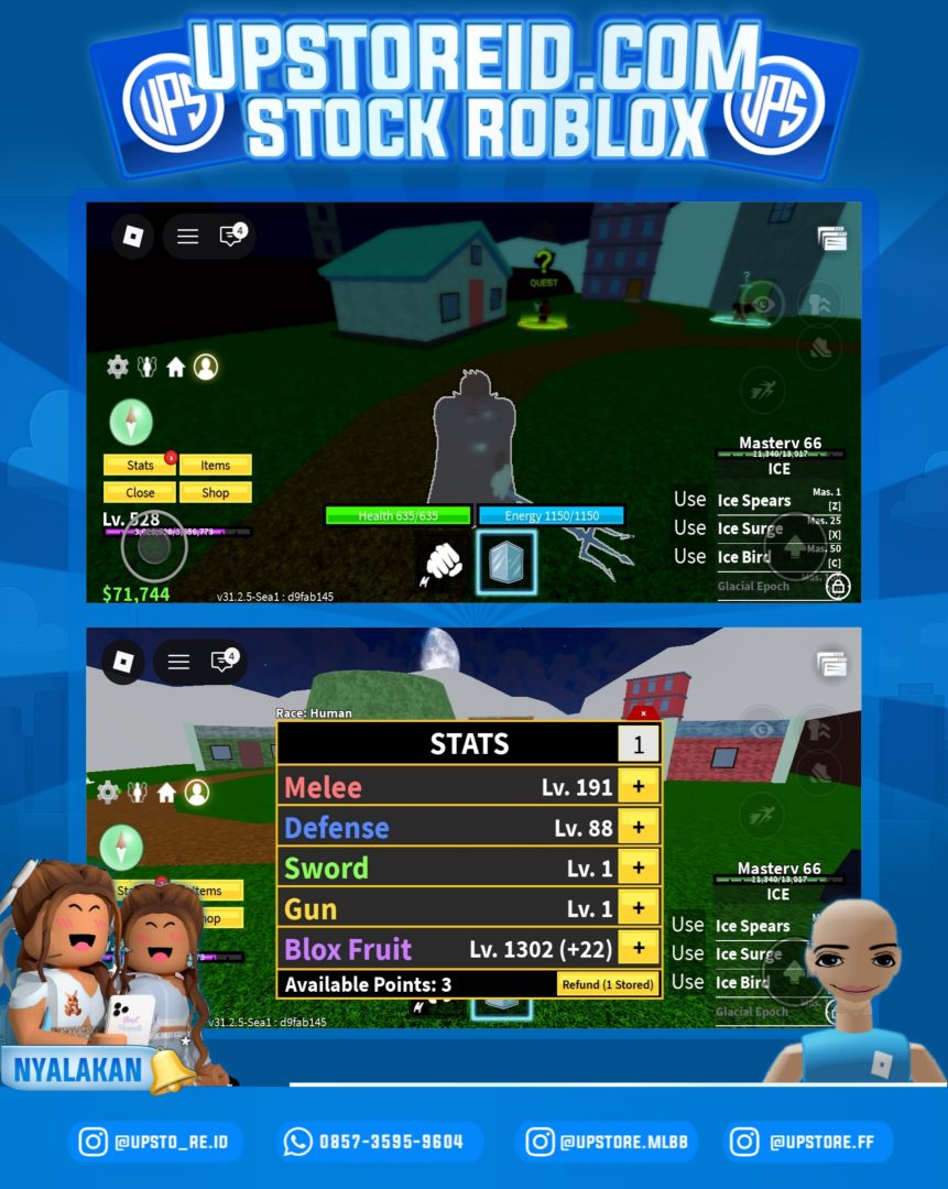 RBX016 - BLOX FRUIT, SPEK STANDAR | ROBLOX   - Product Image
